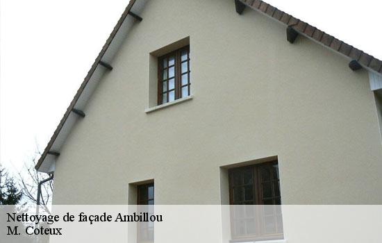 Nettoyage de façade  ambillou-37340 M. Coteux