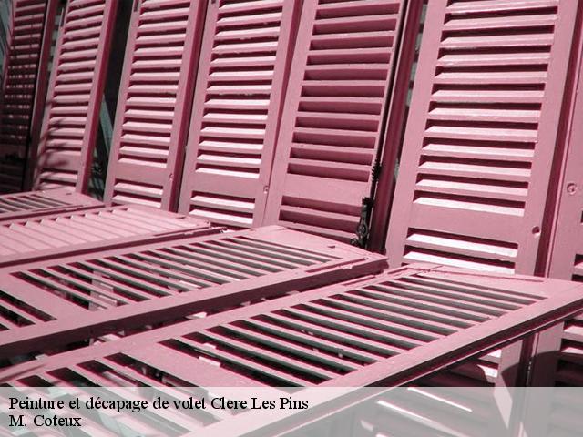 Peinture et décapage de volet clere-les-pins-37340 M. Coteux