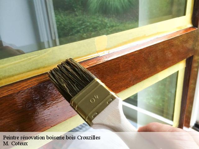 Peintre rénovation boiserie bois  crouzilles-37220 M. Coteux