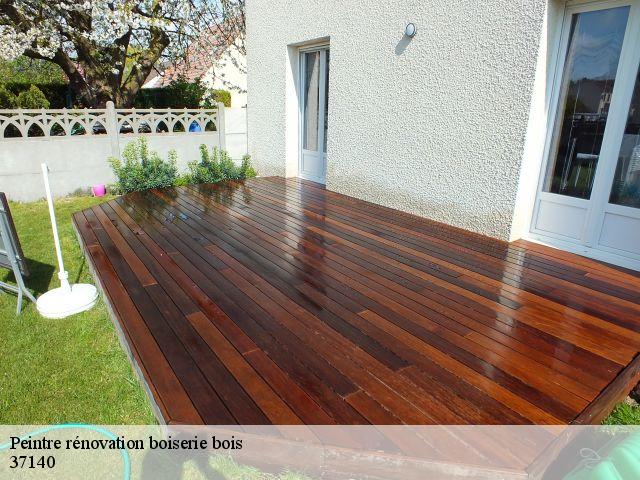 Peintre rénovation boiserie bois 37140