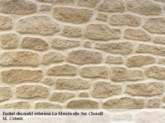 Enduit décoratif exterieur la-membrolle-sur-choisill-37390 M. Coteux