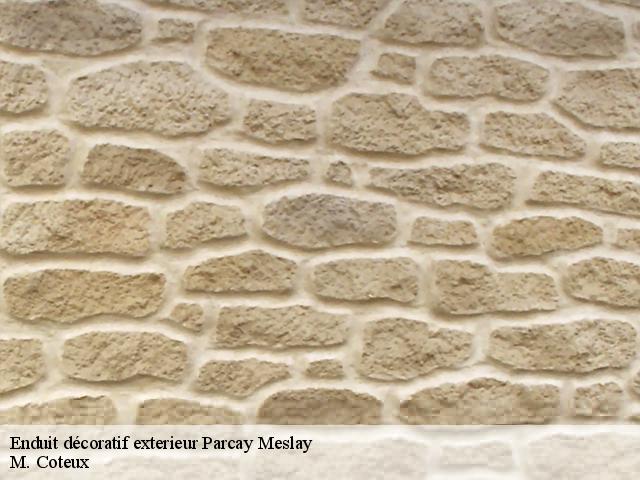 Enduit décoratif exterieur parcay-meslay-37210 M. Coteux