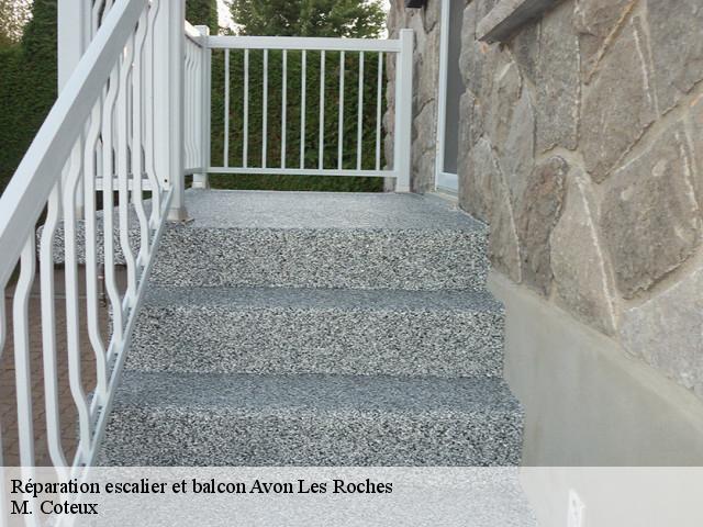 Réparation escalier et balcon  avon-les-roches-37220 M. Coteux